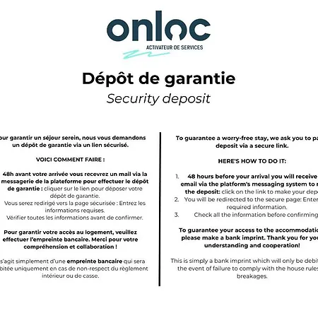 Apartmán Onloc - Proche Halles - 2 Chbres - Parking *