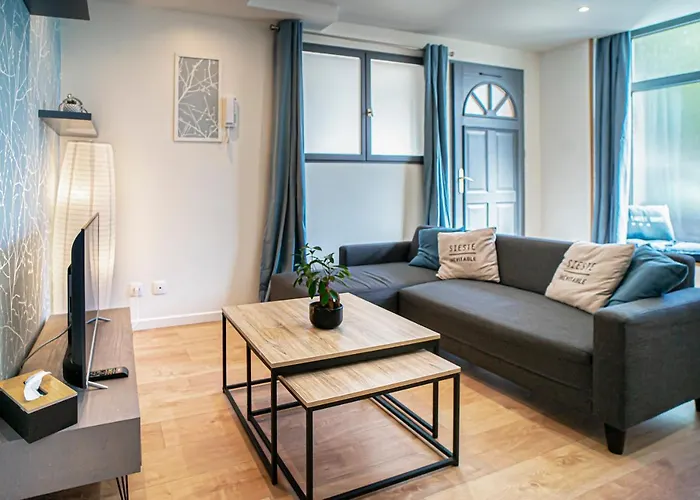 Onloc - Proche Halles - 2 Chbres - Parking 公寓 波城